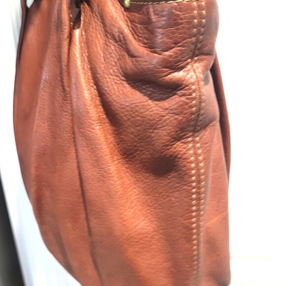 RIALTO** Italian Made 100% Peebled Leather Handbag - Picture 8 of 11